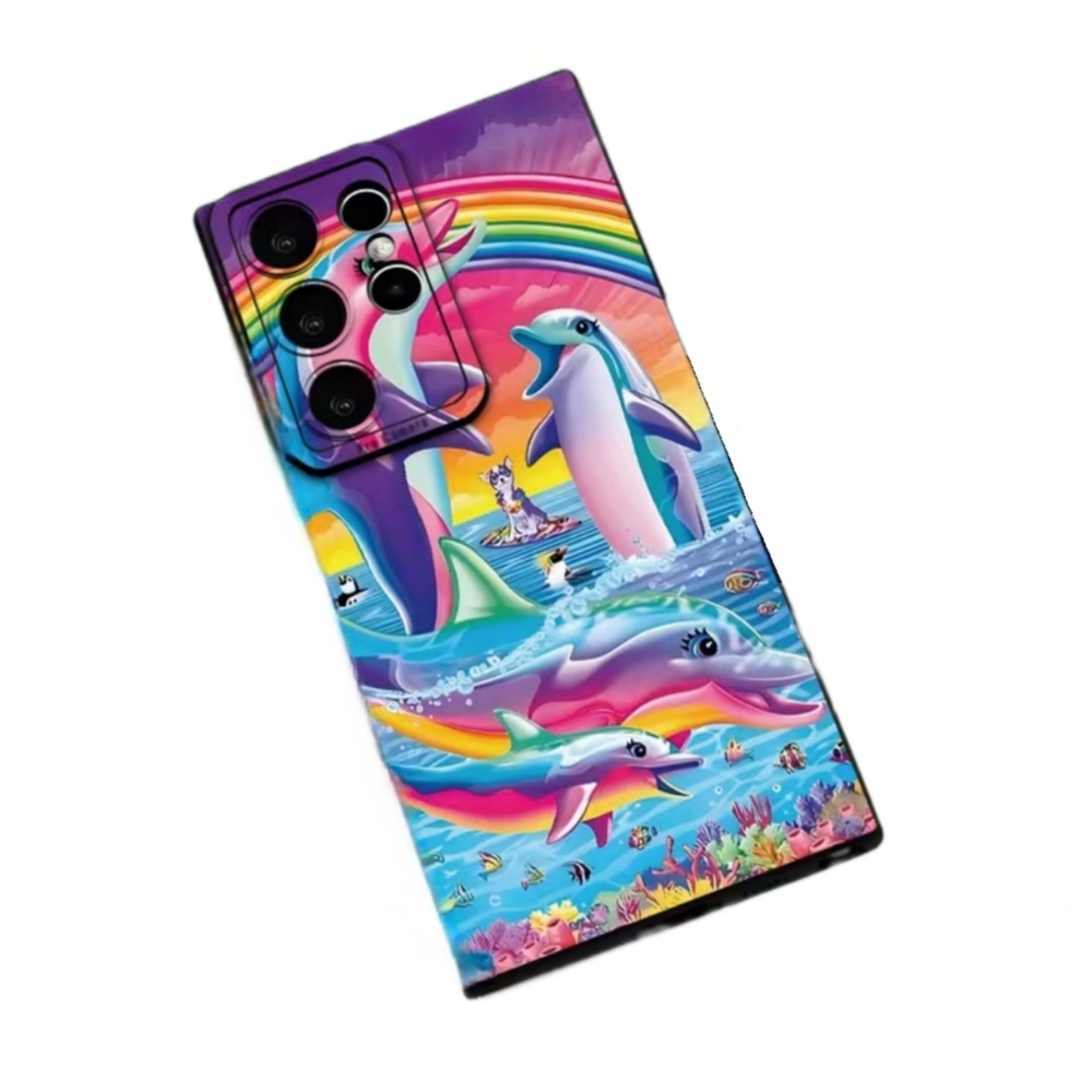 TPU Slim Protective Case for Samsung Galaxy S25 Ultra - Lisa Frank Inspired NEW